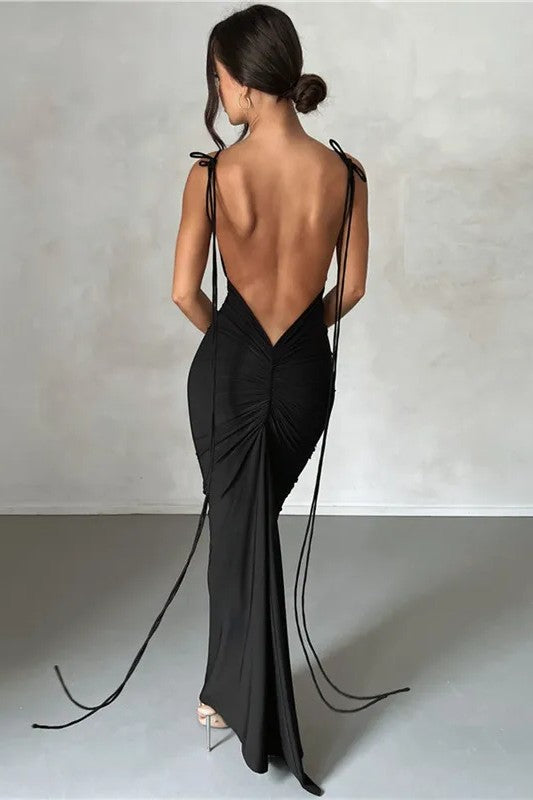 Robe soirée femme Longue Dos Nu