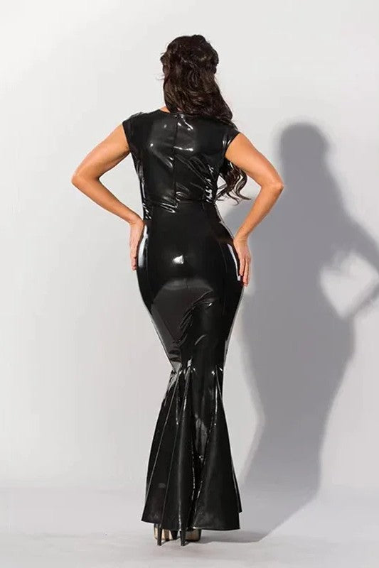 Robe Longue en Latex