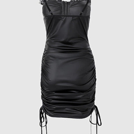 Robe soirée femme Cuir