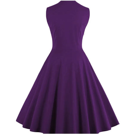 Vintage Lila Kleid 50er Jahre