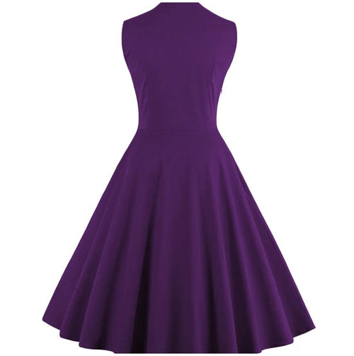 Robe Vintage Violette 50's
