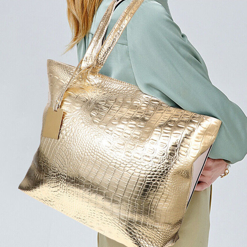 Sac à main doré femme