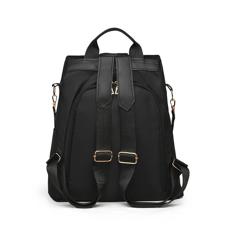 Sac à Dos Noir à Paillettes en Toile