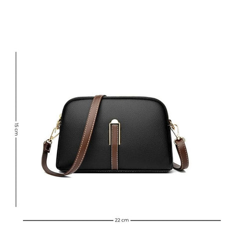 Sac à Main à Bandoulière Design et Élégant Noir