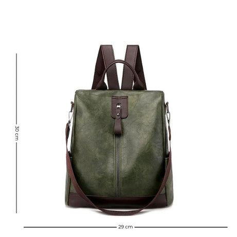 Sac à Main et à Dos Femme Élégant Kaki