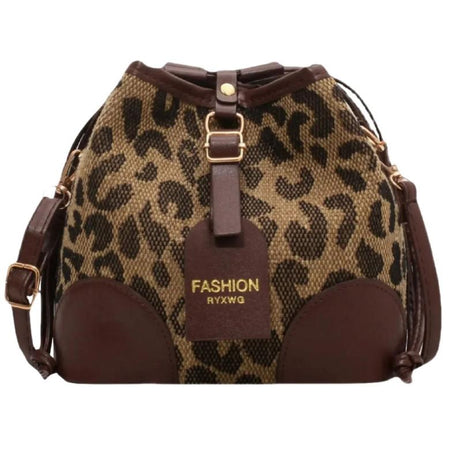 Sac à Main Fourre Tout à Motif Léopard