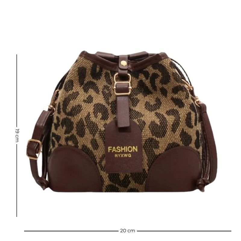 Sac à Main Fourre Tout à Motif Léopard