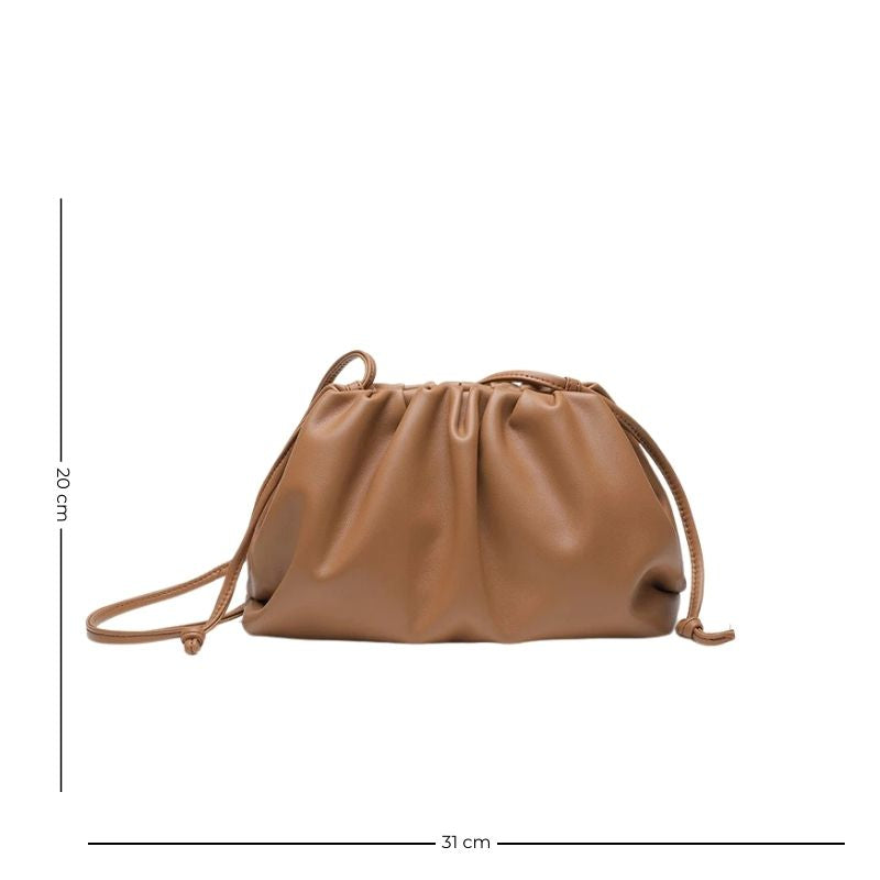 Sac à Main Souple Femme Vintage Marron