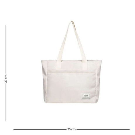 Sac Ordinateur Femme Blanc en Toile