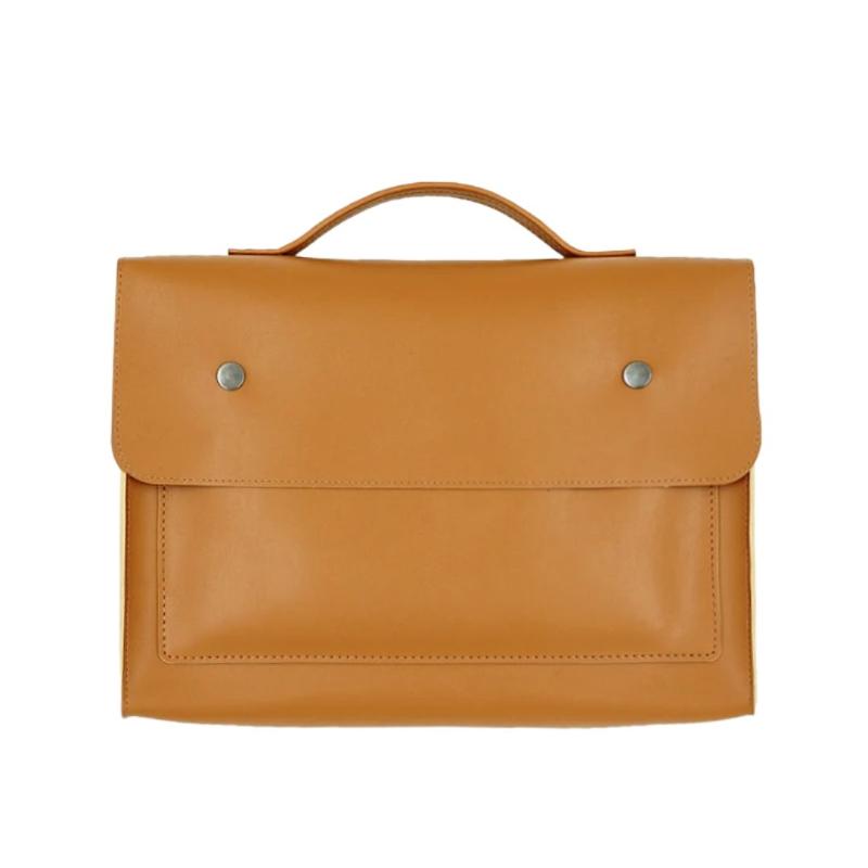 Sac Ordinateur Femme Marron et Étanche