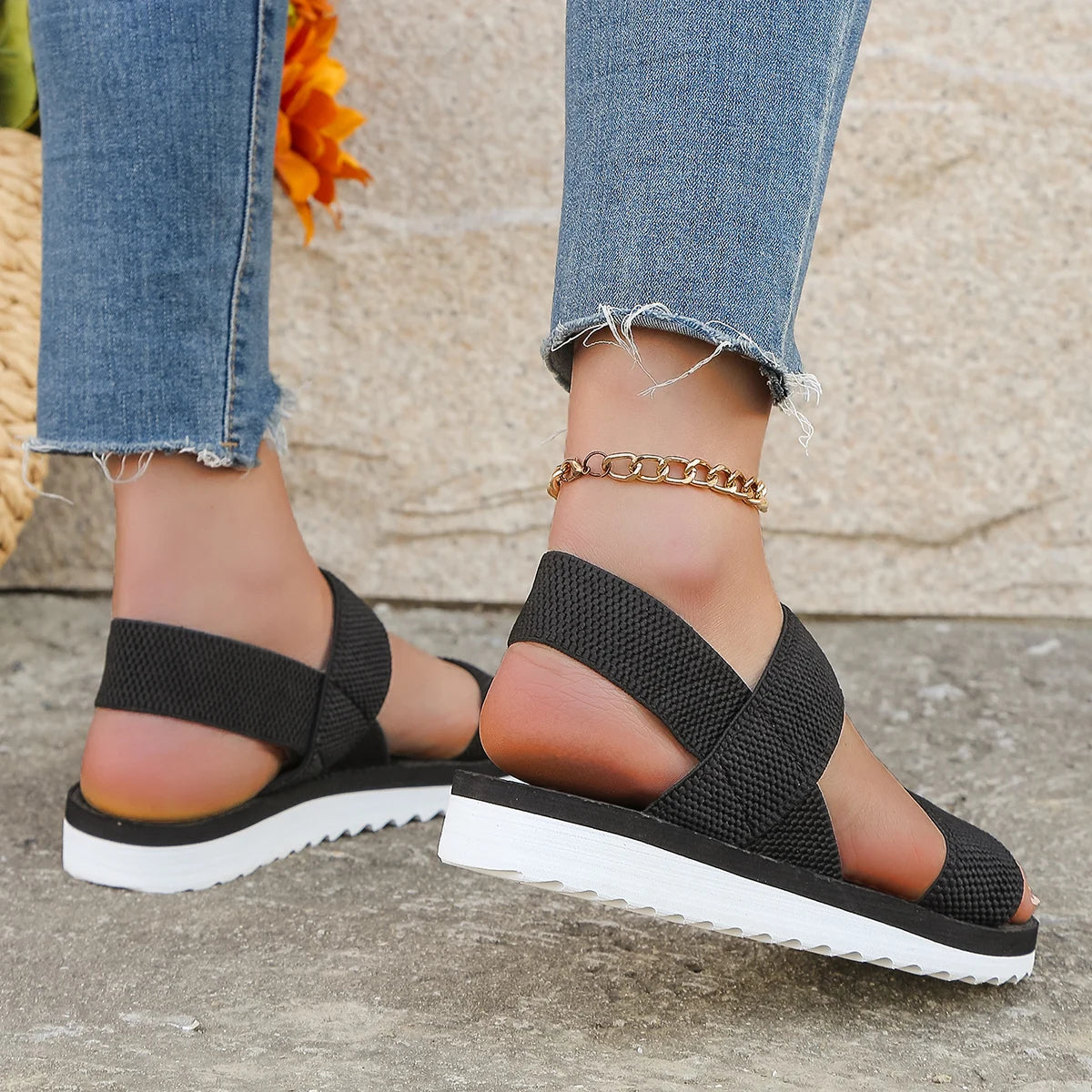 Sandale Femme Confortable et Antidérapante