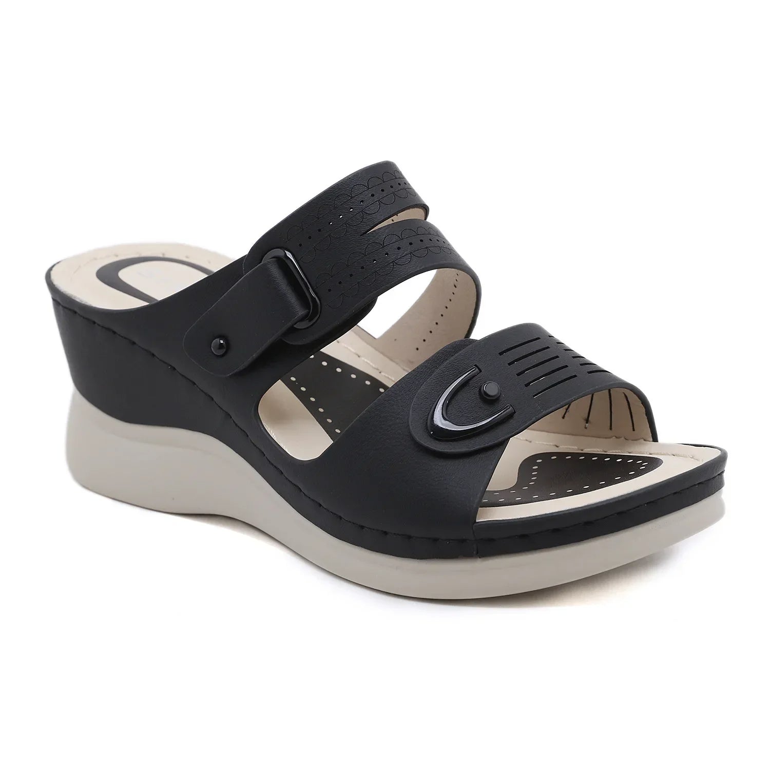Sandale Orthopédique Femme Confortable Style Rétro
