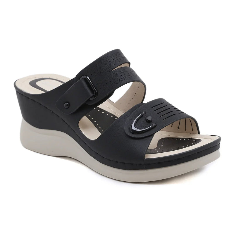 Sandale Orthopédique Femme Confortable Style Rétro