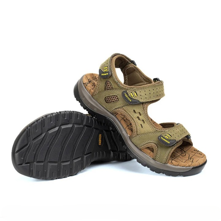 Sandale de Plage Homme Ouverte avec Scratchs