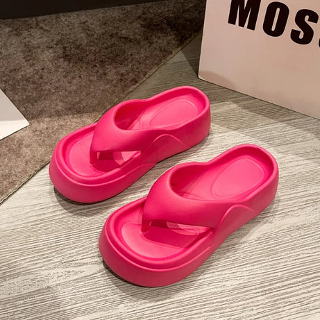 Sandale Plateforme Femme Design Style Tong
