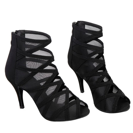 Sandale Talon Femme 10 - 13 cm Sexy avec Lanières Croisées