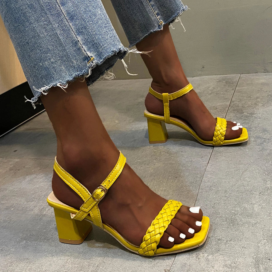 Sandale à Talon Femme Confortable et Tendance