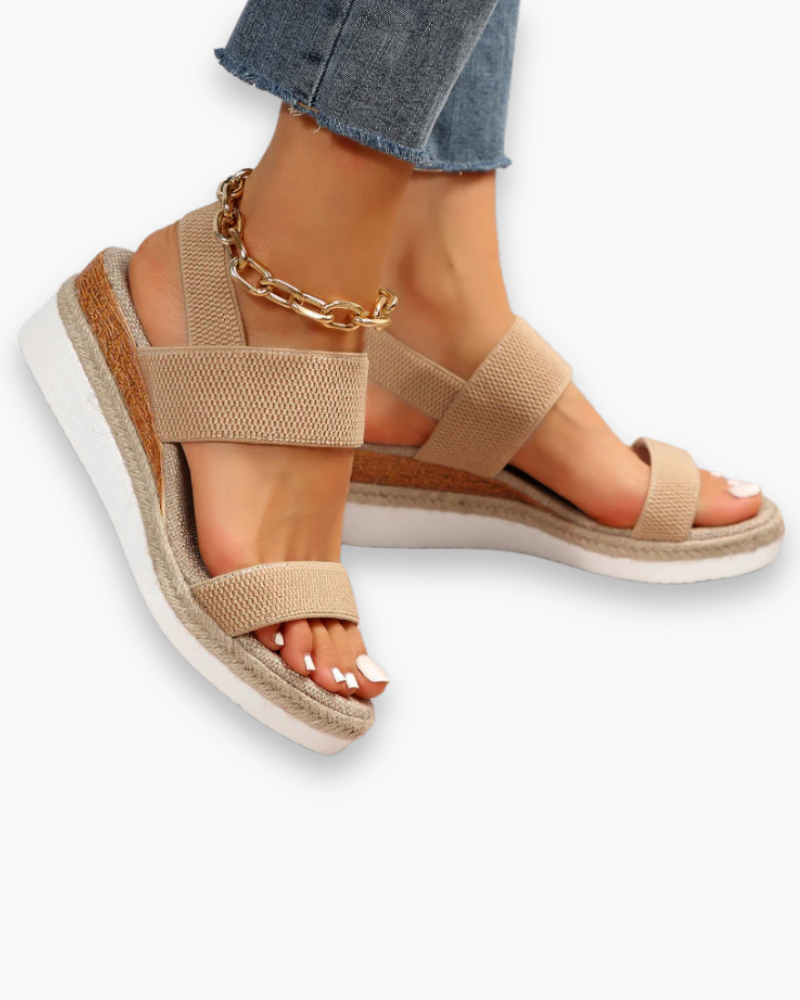Sandales Compensées Femme - Élégantes et Confortables