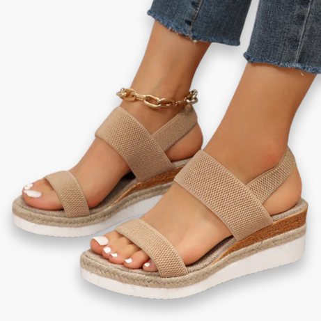 Sandales Compensées Femme - Élégantes et Confortables