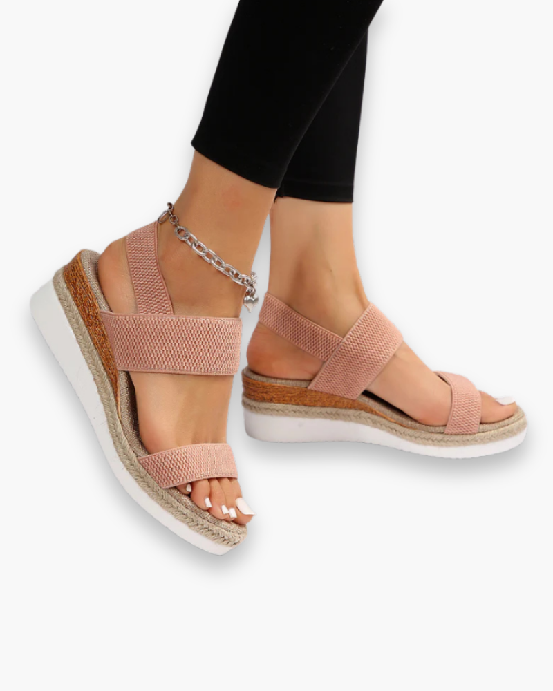 Sandales Compensées Femme - Élégantes et Confortables