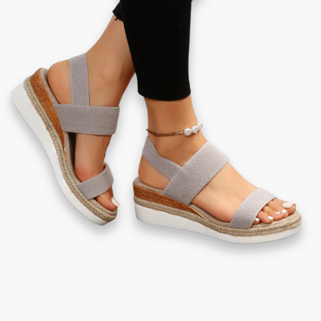 Sandales Compensées Femme - Élégantes et Confortables