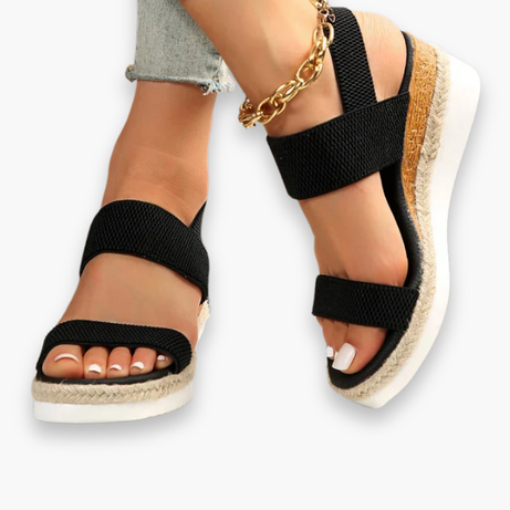 Sandales Compensées Femme - Élégantes et Confortables