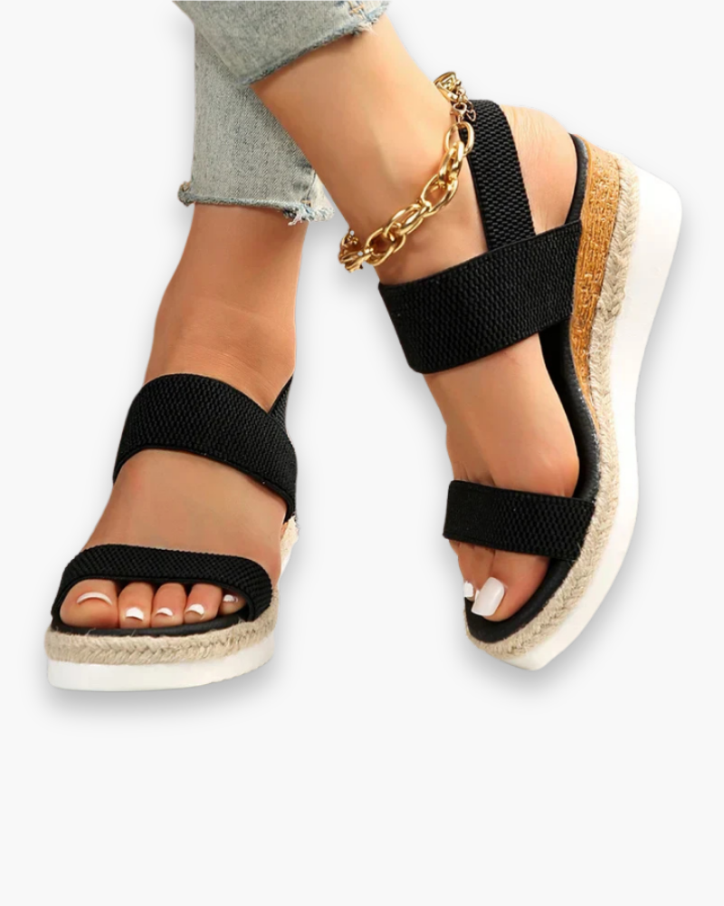 Sandales Compensées Femme - Élégantes et Confortables