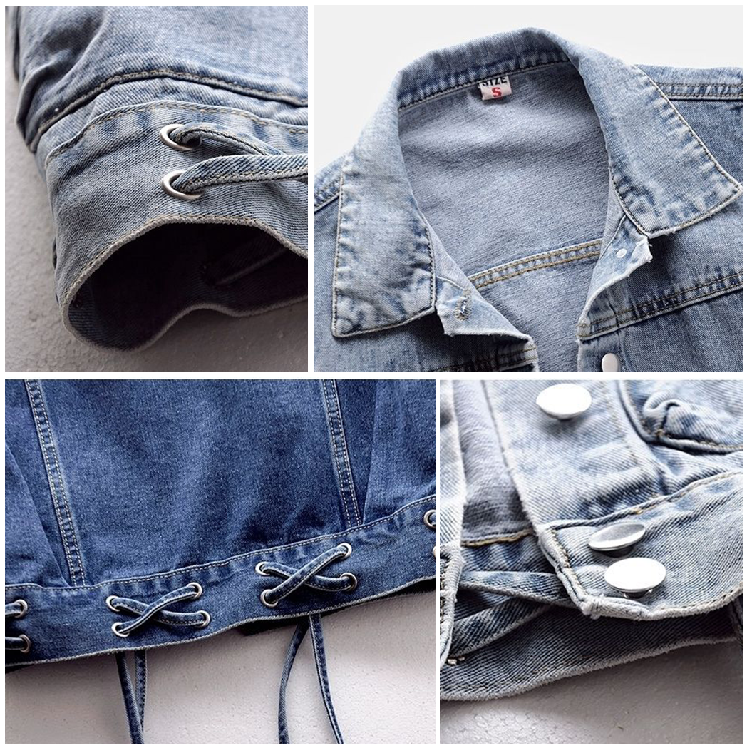 Klassische Jeansweste aus Denim