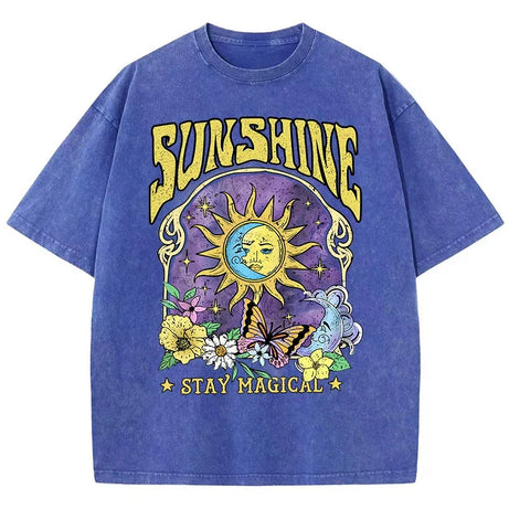 T-Shirt Délavé SUNSHINE