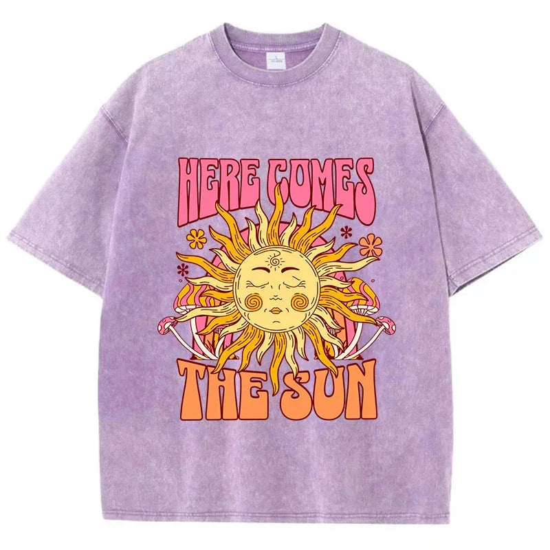 T-shirt HERE COMES THE SUN