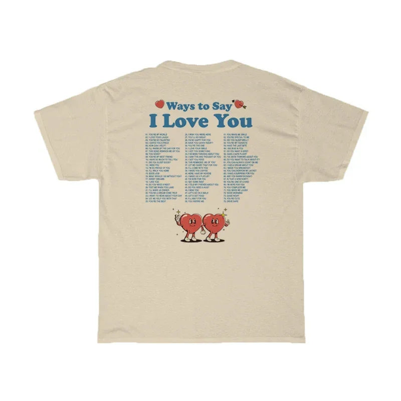 T-Shirt Oversize I LOVE YOU