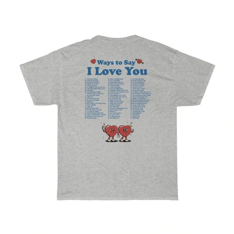 T-Shirt Oversize I LOVE YOU