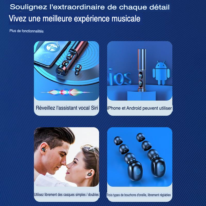 Syncear Pods Wireless Earbuds