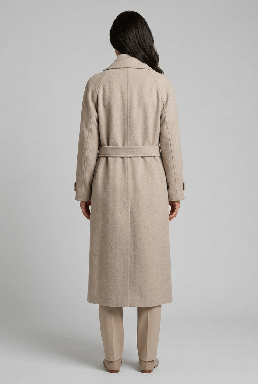 Trench Femme Croisé Ceinturé | Manches Sanglées