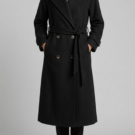 Trench Femme Croisé Ceinturé | Manches Sanglées