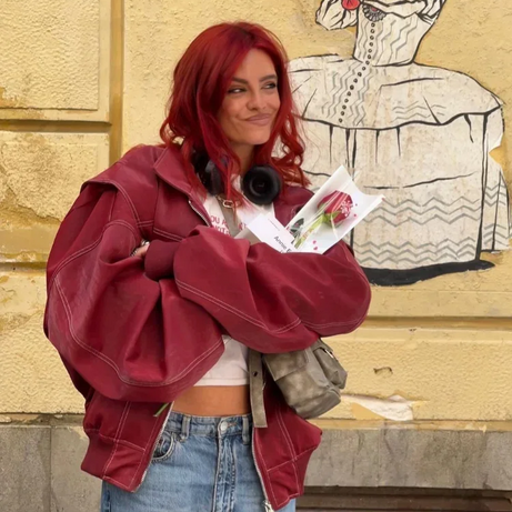 Veste bomber oversize femme à fermeture éclair
