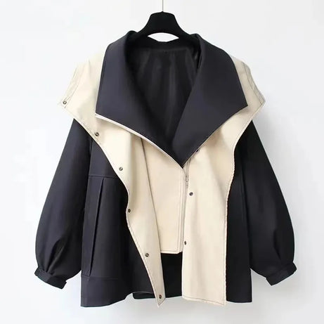Veste coupe-vent femme avec capuche amovible