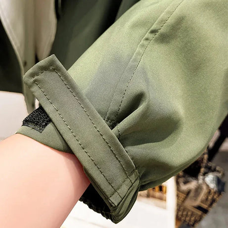 Veste coupe-vent femme avec capuche amovible