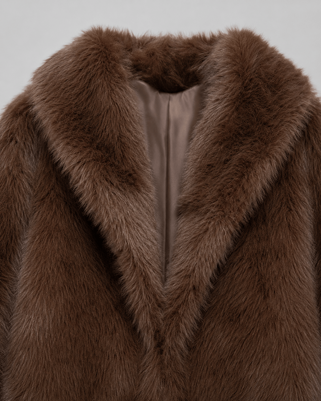 Veste Courte Fausse Fourrure Femme | Col Cranté