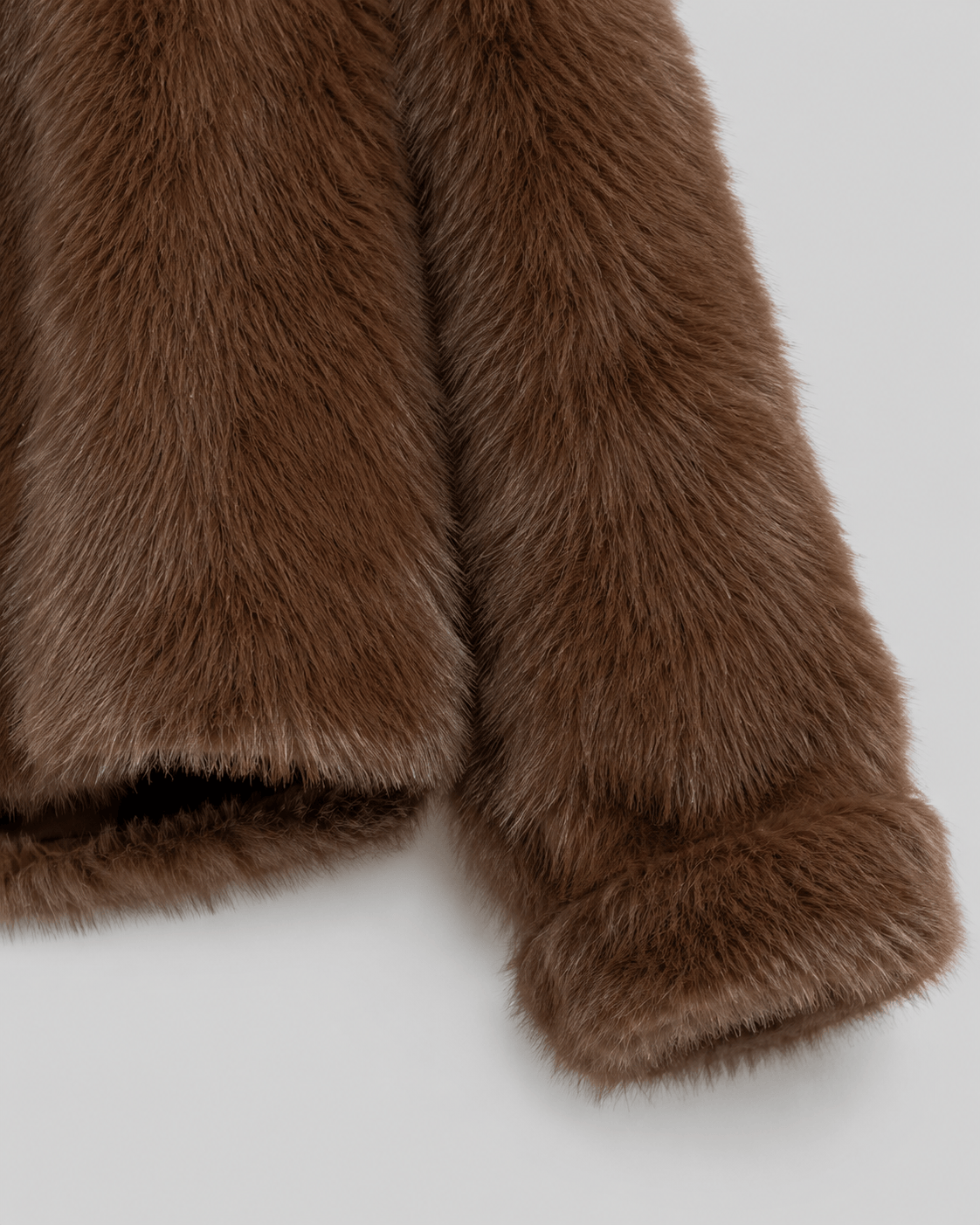 Veste Courte Fausse Fourrure Femme | Col Cranté