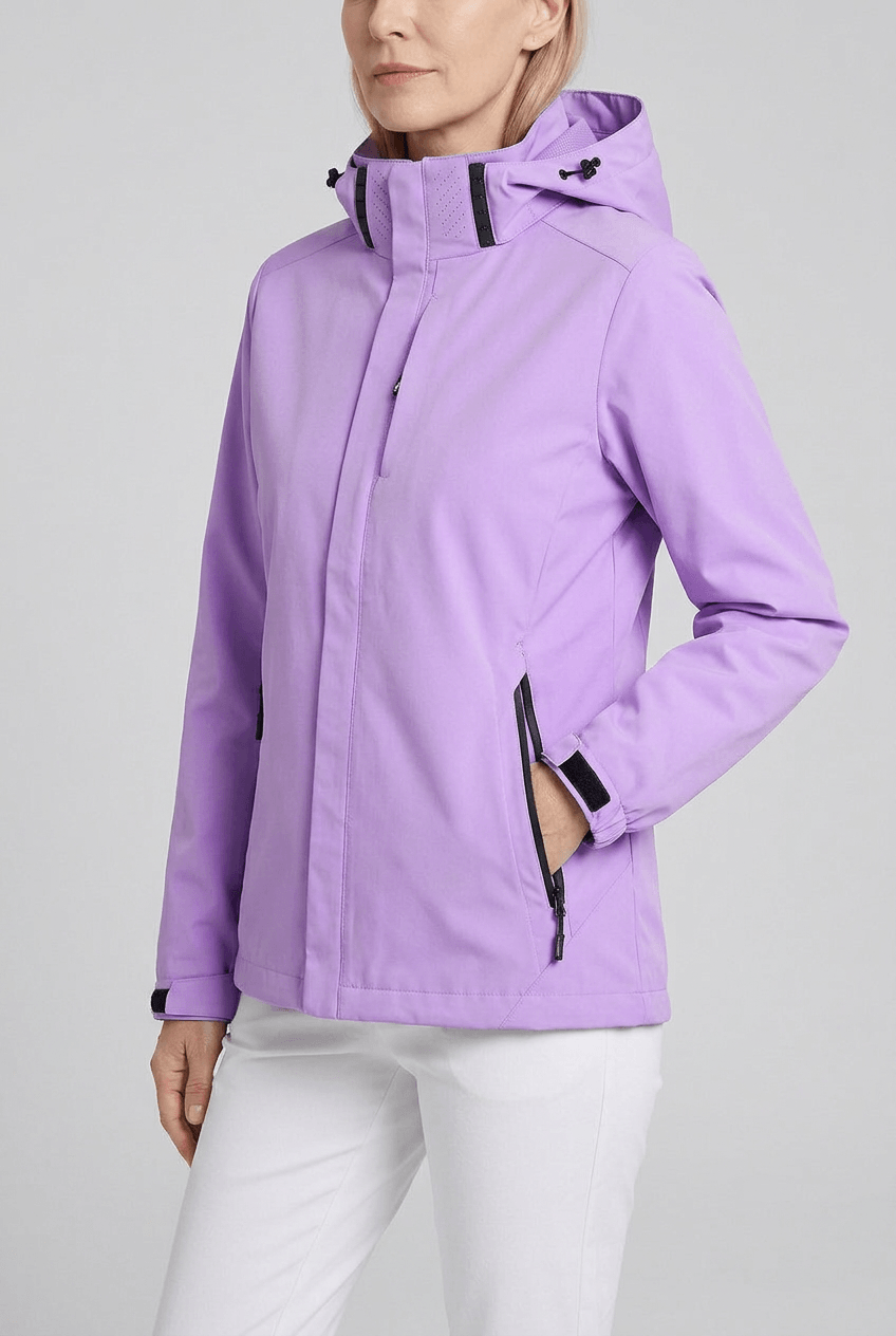 Veste de pluie femme | Poches zippées & poignets réglables