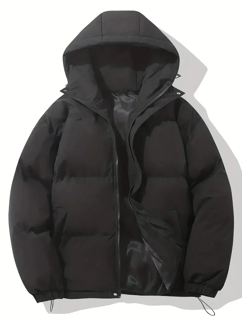 Veste d'hiver femme à capuche ajustable et zippée