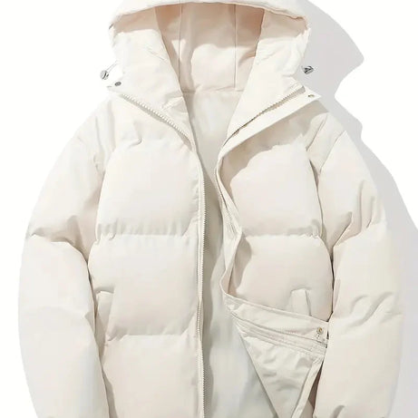 Veste d'hiver femme à capuche ajustable et zippée