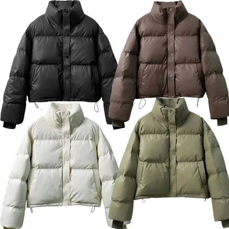 Doudoune courte d'hiver pour femme