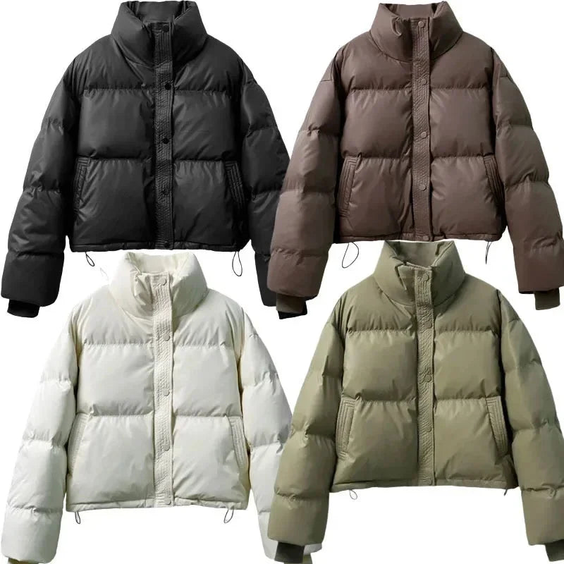 Doudoune courte d'hiver pour femme