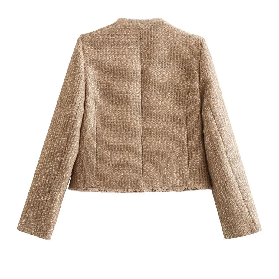 Veste Élégante en Polyester pour un Style Polyvalent