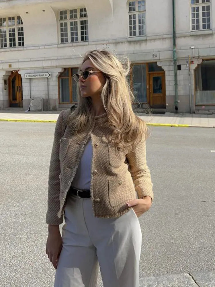 Veste Élégante en Polyester pour un Style Polyvalent