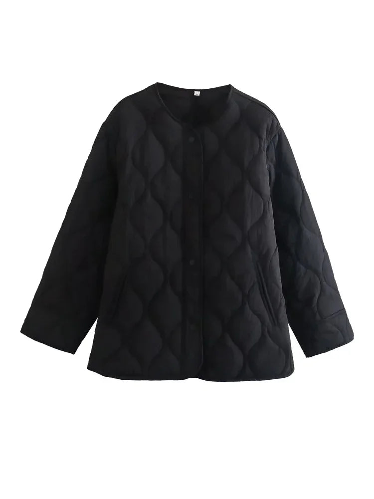 Veste femme ample matelassée pour l'hiver