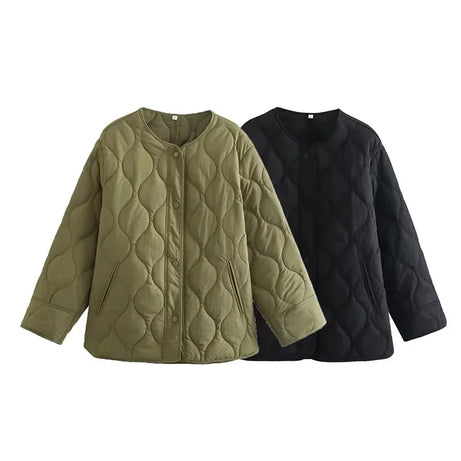 Veste femme ample matelassée pour l'hiver