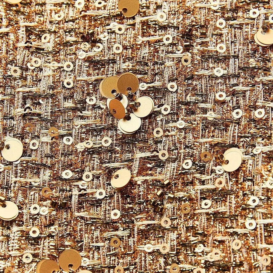 Veste femme chic à paillettes et coupe élégante